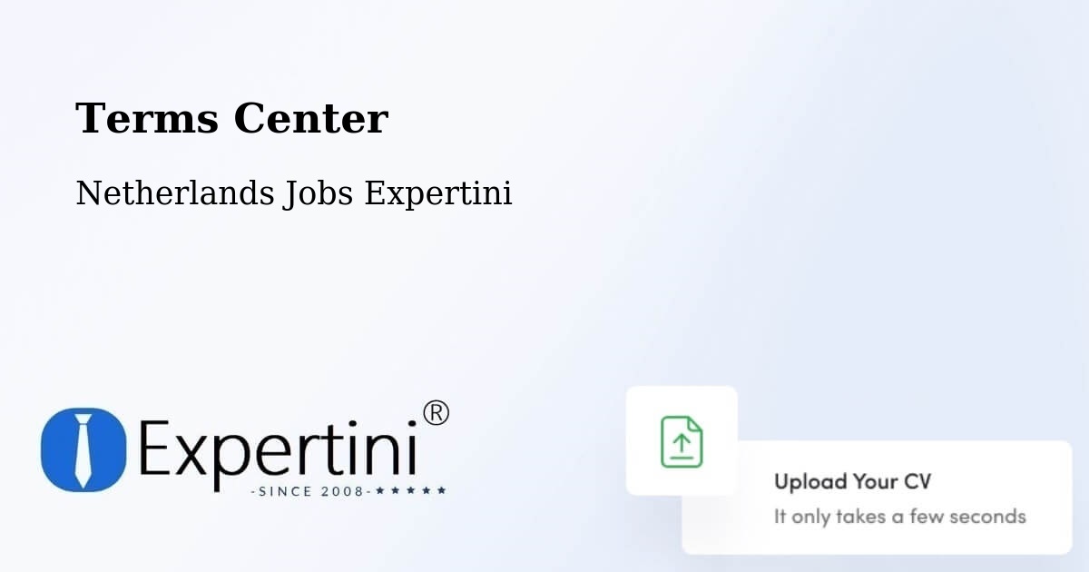 Terms of Service – Overberg - Netherlands Jobs Expertini